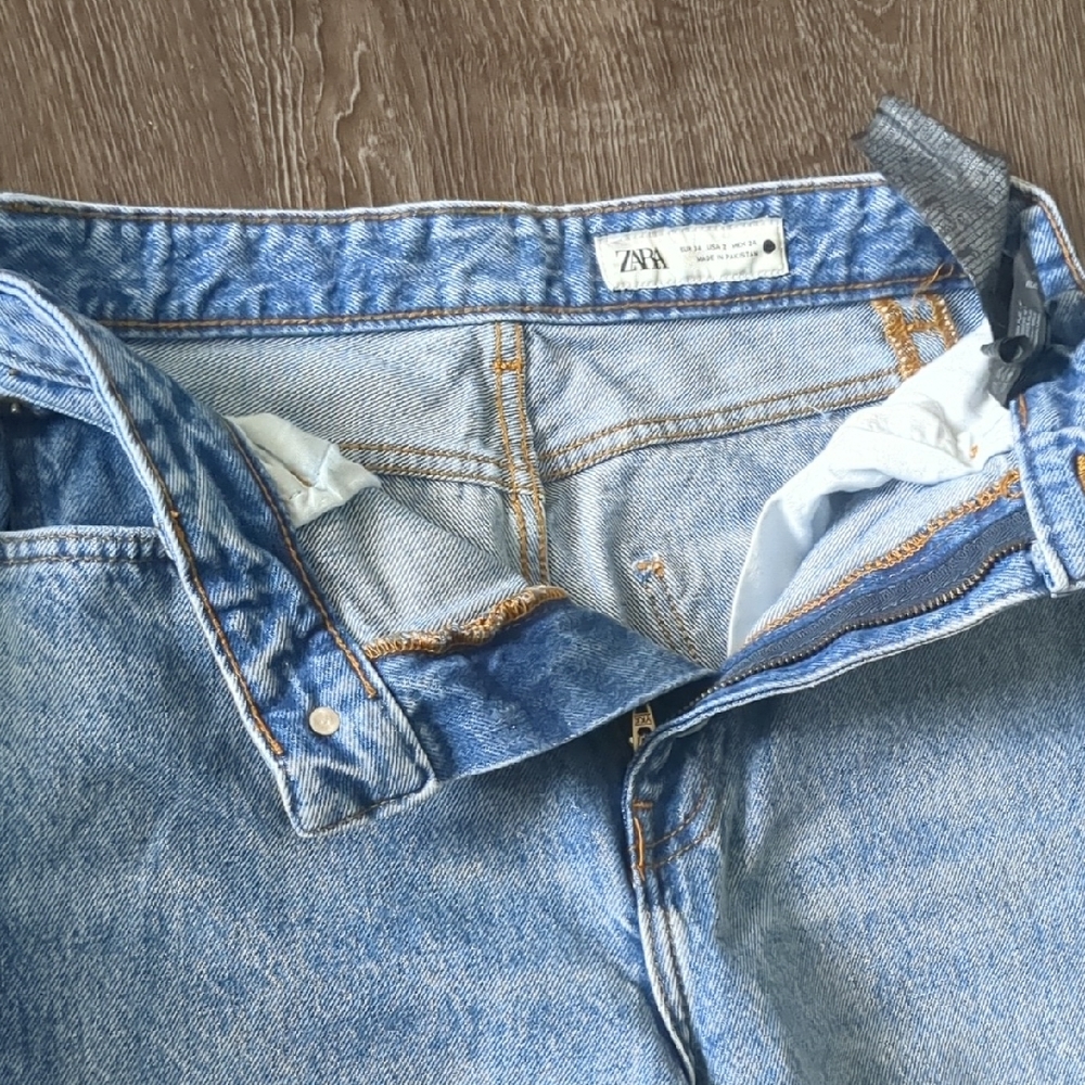 Zara Classic Blue Denim Pants